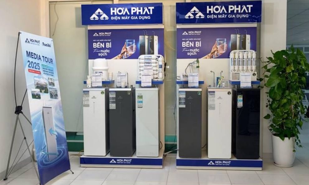 Tham quan nhà máy điện máy gia dụng Hòa Phát ở Ninh Bình, trải nghiệm nhanh mẫu máy lọc nước Hydrogen ion kiềm mới