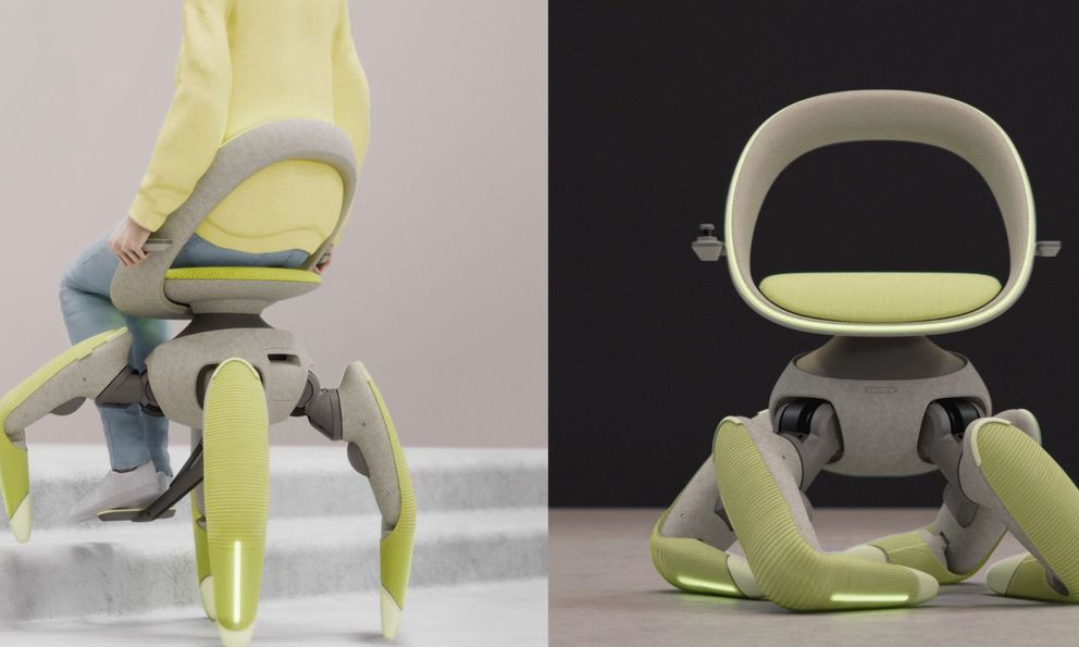 Toyota ra mắt ghế robot Walk Me: Cơ chế đi bộ bốn chân, vận hành bằng mô tơ điện, tải trọng 100 kg, kết hợp thiết kế giữa xe lăn và robot