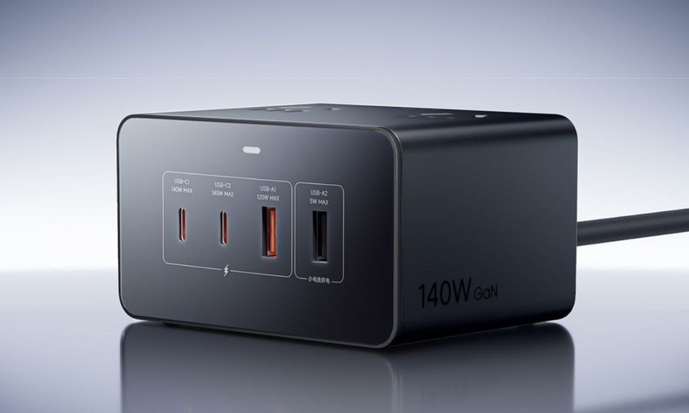 Xiaomi sắp bán trạm sạc để bàn 140W, 8 cổng ra, thiết kế gọn gàng, giá chưa đến 1 triệu