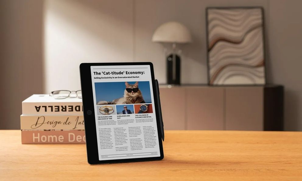 TCL cạnh tranh với Kindle Scribe bằng siêu phẩm Note A1 NXTPAPER: Màn hình màu tần số quét cao, bút T-Pen Pro và AI