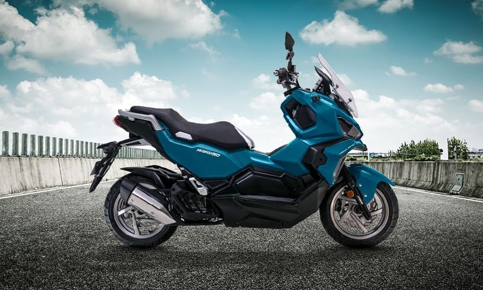 SYM bất ngờ tung ra mẫu xe tay ga địa hình 150 cc, thiết kế cơ bắp, 