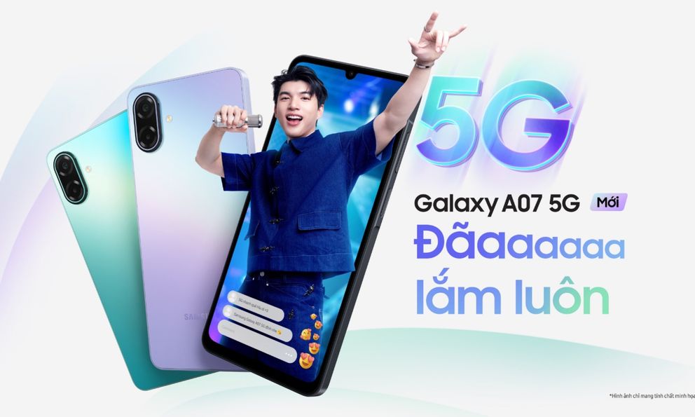 Samsung ra mắt Galaxy A07 5G: Màn 120Hz, pin 6000mAh, camera 50MP, giá từ 4.39 triệu