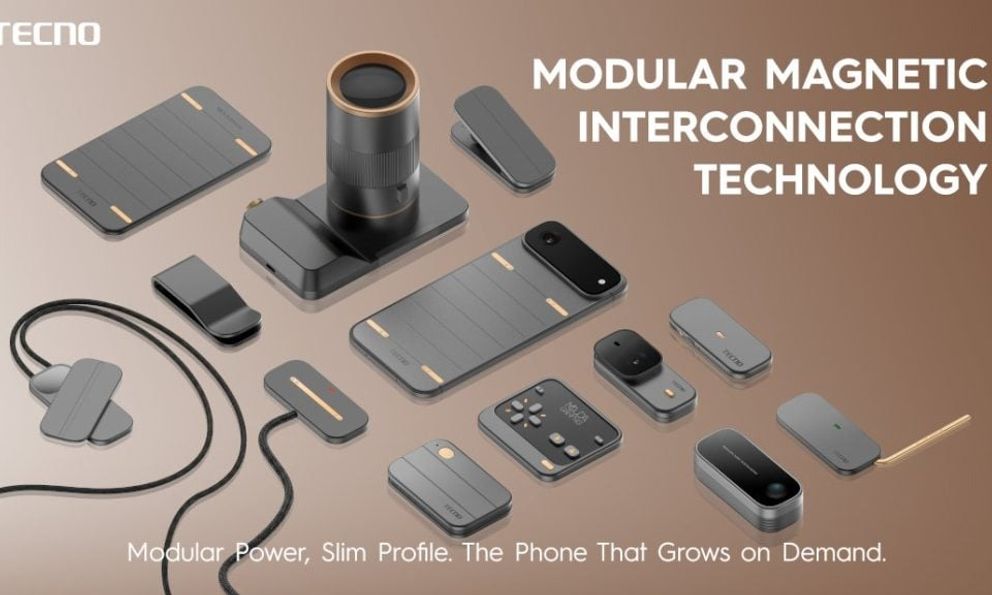 Tecno mới có smartphone module siêu mỏng: Gắn pin, camera rời bằng nam châm mà không biến máy thành 