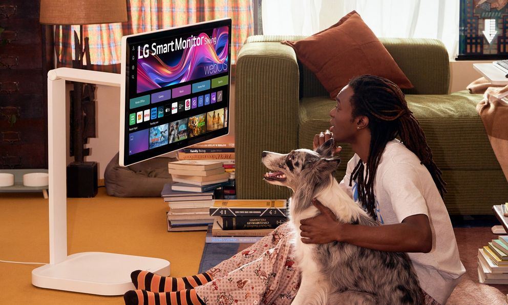 LG ra mắt Smart Monitor Swing tại Việt Nam giá gần 30 triệu: Màn hình cảm ứng, chân đế di động kéo đi khắp nhà