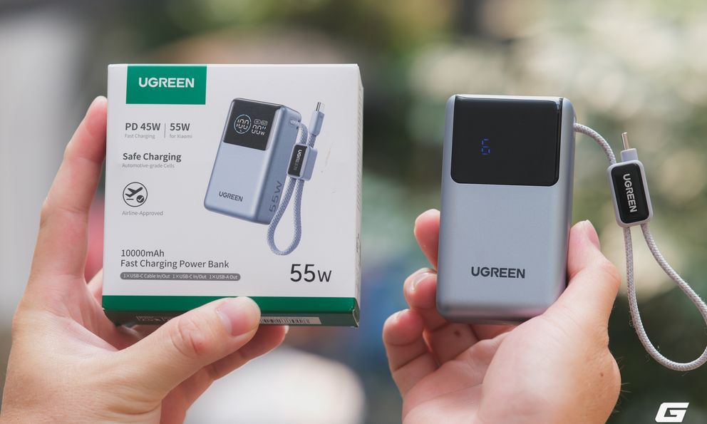 Pin dự phòng nhỏ gọn, tích hợp dây USB-C, công suất cao sạc được cả MacBook mà ai cũng nên sắm một chiếc!