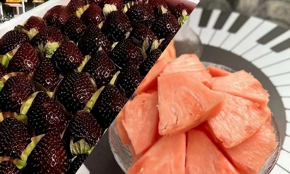 Màu sắc thay đổi, giá trị tăng gấp đôi? Vì sao dứa hồng, dâu tây đen và các loại trái cây có màu lạ thường có giá rất cao?