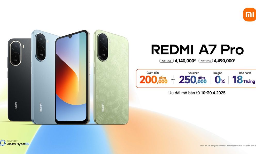 Xiaomi lại có điện thoại mới màn hình lớn, pin khoẻ mà giá sale mở bán chỉ hơn 3 triệu