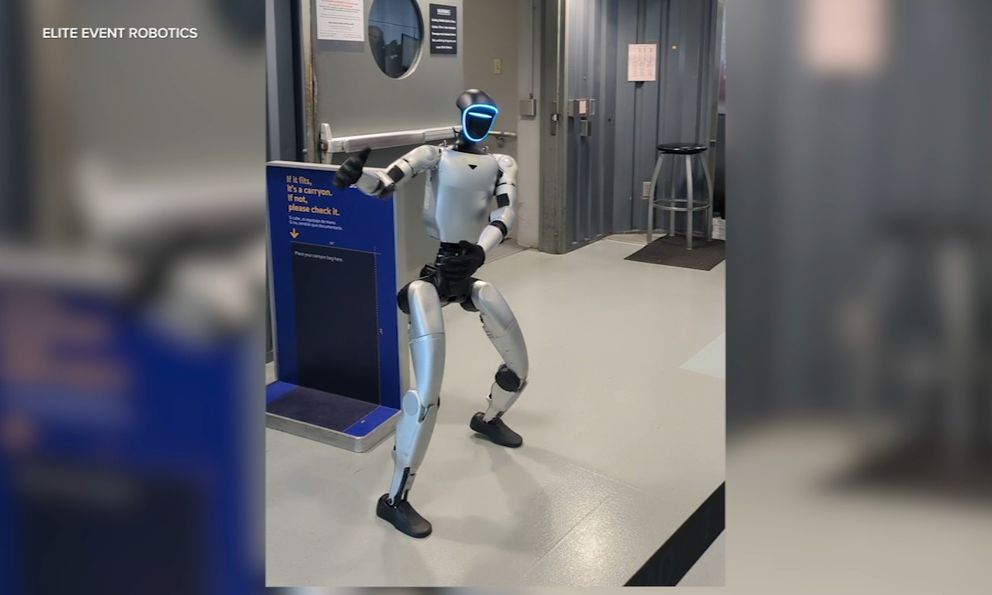 Robot hình người Bebop gây náo loạn và làm chậm chuyến bay vì mang theo pin 'cấm'