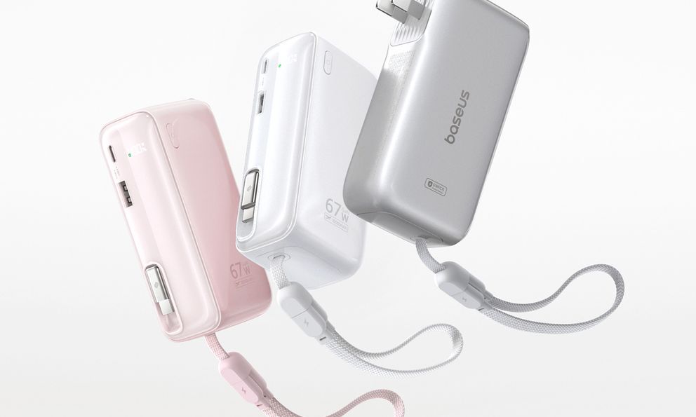 Baseus ra mắt pin dự phòng 3 trong 1 giá rẻ với cáp USB-C tích hợp dài tới 72cm