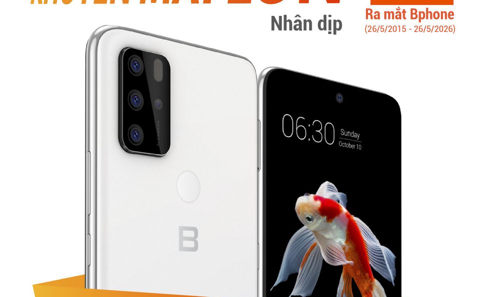BKAV bất ngờ giảm gần nửa giá Bphone A50 nhân dịp 11 năm ra mắt Bphone