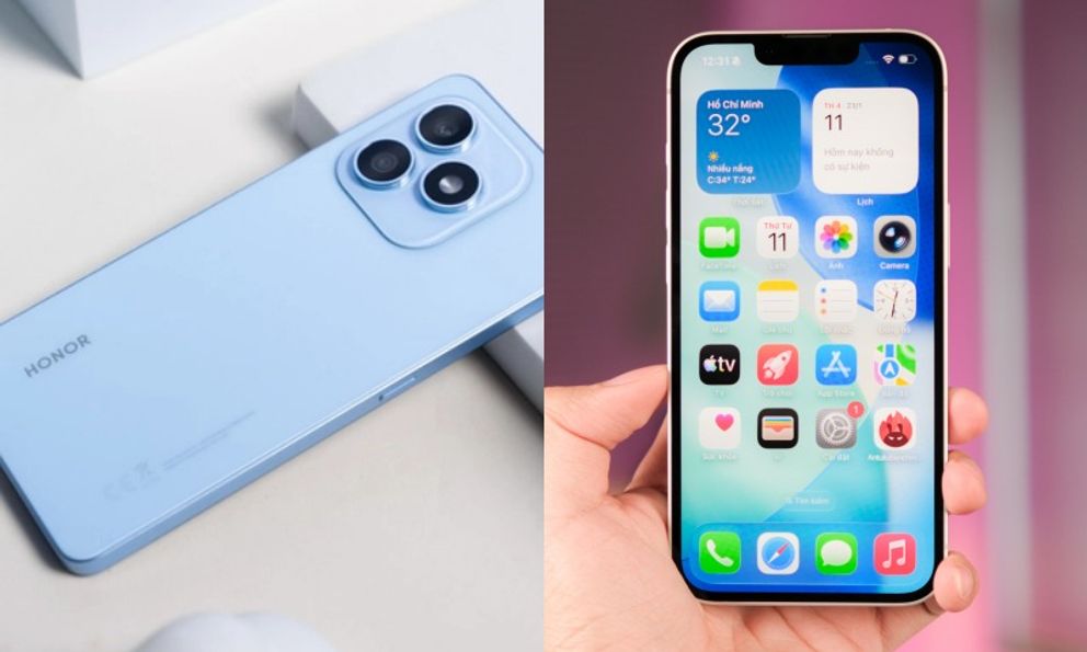 Bất ngờ điện thoại HONOR và iPhone tranh nhau 