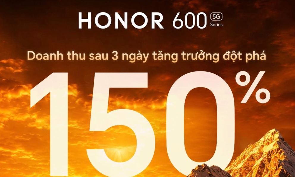 Điện thoại mới của HONOR bán chạy