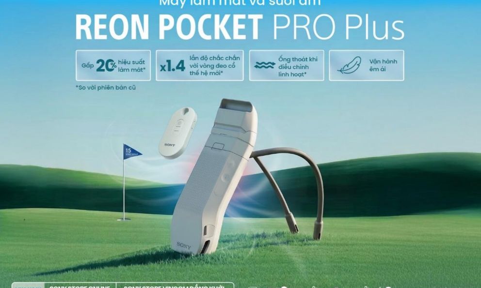 Sony ra mắt điều hòa cá nhân REON POCKET PRO Plus và REON POCKET 6, giá từ 5,59 triệu đồng