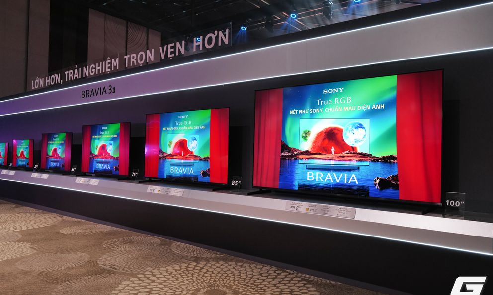 Sony Việt Nam ra mắt loạt TV Bravia mới mùa World Cup, kích thước 