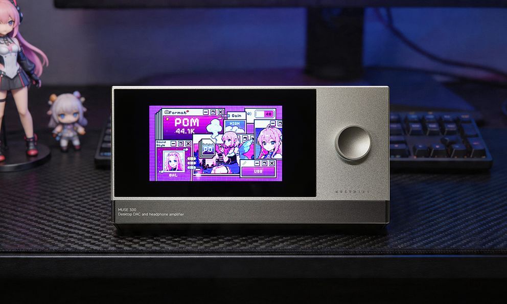 Đây là MUSE HiFi 300: DAP/Amp để bàn đầu tiên trên Thế giới có hệ điều hành riêng cho âm thanh , tích hợp cả màn hình 5 inch