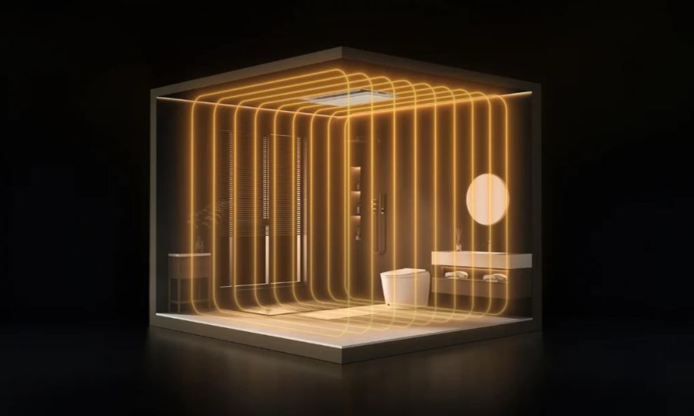 Xiaomi ra mắt máy sưởi phòng tắm thông minh: Tự bật đèn khi có người, tự tắt khi rời đi, kết nối HyperOS