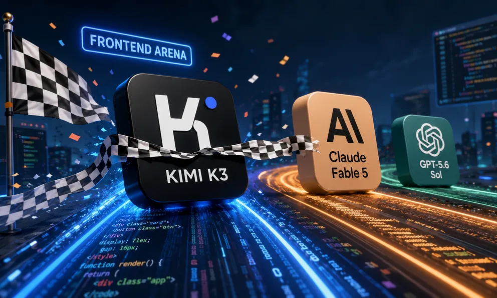 Lần đầu tiên trong lịch sử, model AI Trung Quốc đứng đầu benchmark lập trình giao diện, vượt mặt Claude Fable 5