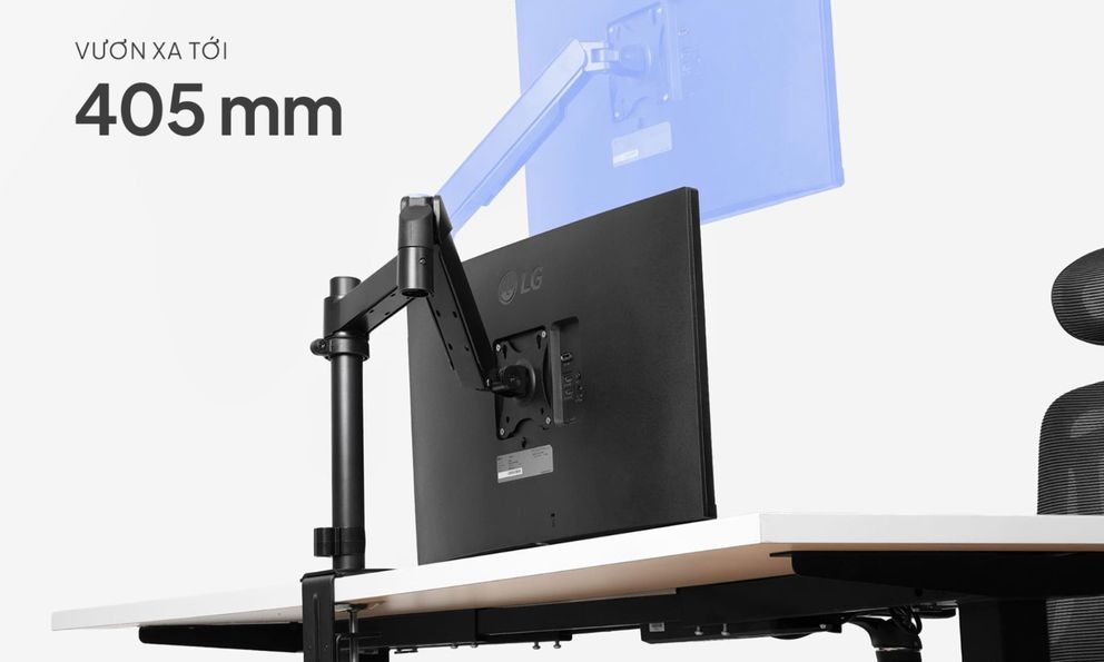 Giá đỡ màn hình mới của HyperWork giúp nâng cao thêm 300 mm cho người ngồi bàn thấp