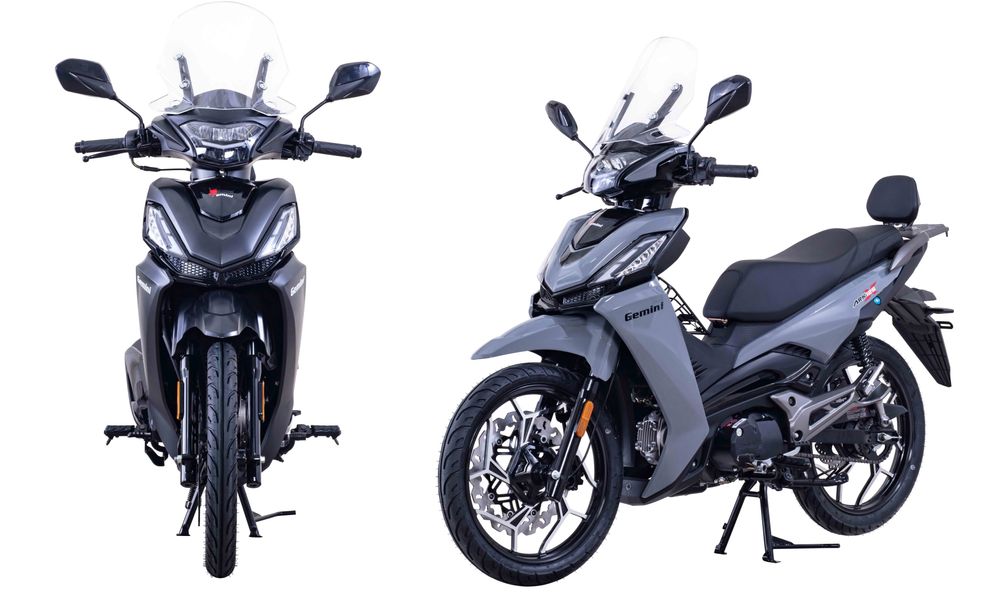 Tân binh xe số 125cc đến từ Hy Lạp sở hữu hàng loạt trang bị độc lạ: Kính chắn gió, tựa lưng tháo rời cùng đĩa phanh khủng 320 mm