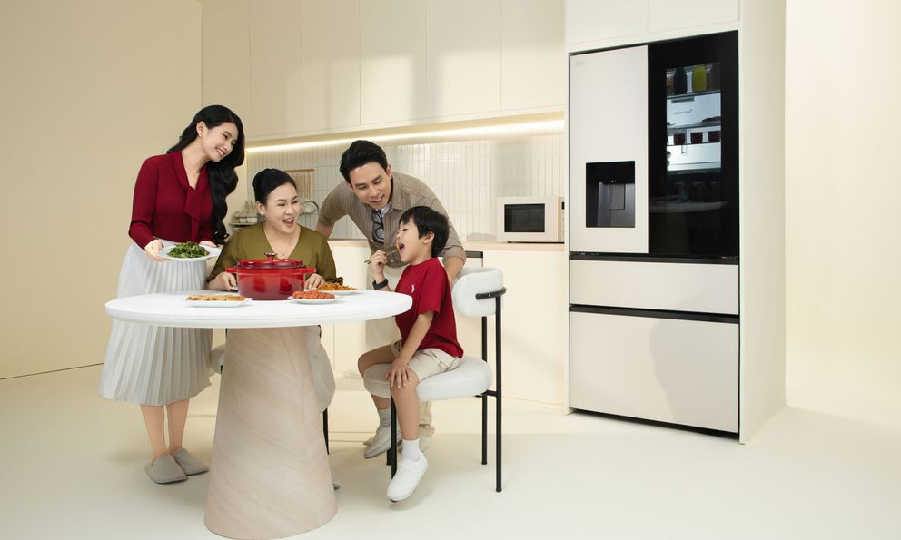 LG ra mắt tủ lạnh French Door Fit & Max tại Việt Nam: Thiết kế sát tường, làm được 3 loại đá và tích hợp AI