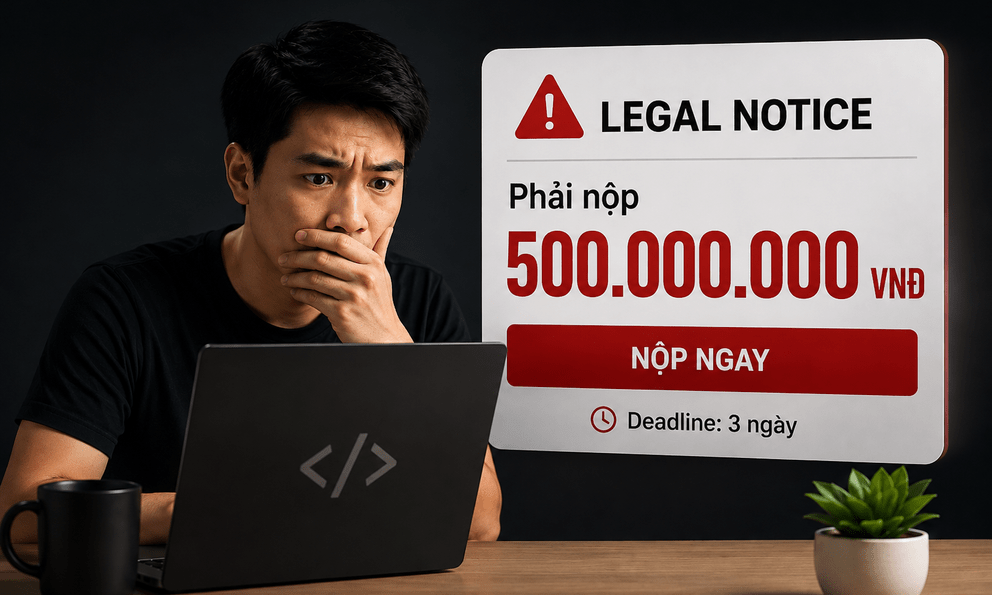 Làm app miễn phí chưa có doanh thu, founder Việt bất ngờ nhận yêu cầu mua bản quyền font gần 500 triệu đồng vì một file bị bỏ quên 