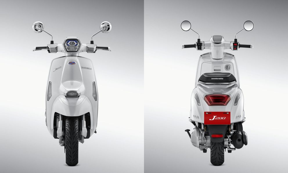 Thách thức Honda SH, xe tay ga Ý Lambretta J200 lộ diện sở hữu phanh ABS hai kênh