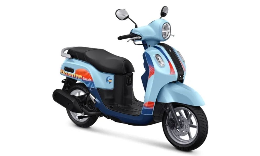 Mẫu xe tay ga Yamaha Fazzio Sunset Blue ra mắt với giá 34 triệu đồng, sở hữu công nghệ lai khiến Honda Vision phải dè chừng