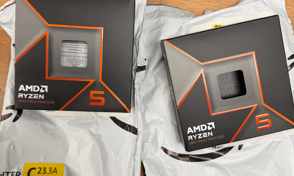 Mua Ryzen 5 9600X trên Amazon, nhận hộp rỗng rồi được hoàn tiền, đặt lại vẫn nhận hộp rỗng