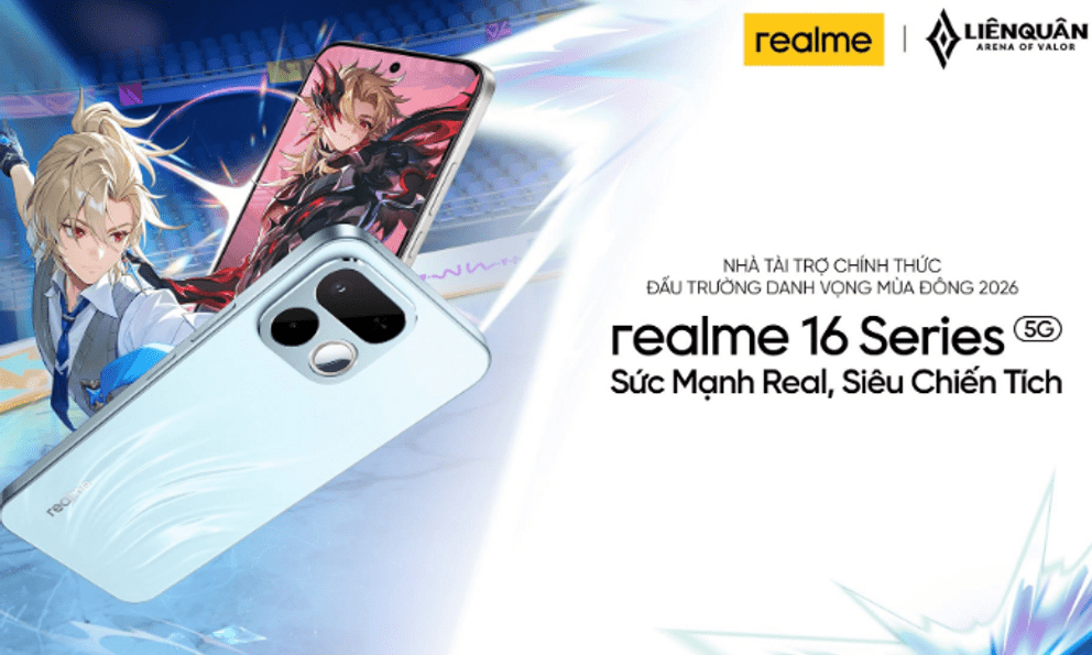 realme gắn bó với giải Đấu Trường Danh Vọng trong mùa thứ 3 liên tiếp