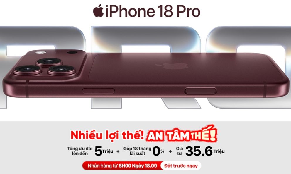 Mở đặt trước iPhone 18 Pro và iPhone 18 Pro Max: Một đại lý nhận hơn 10.000 đơn cọc trong 15 phút