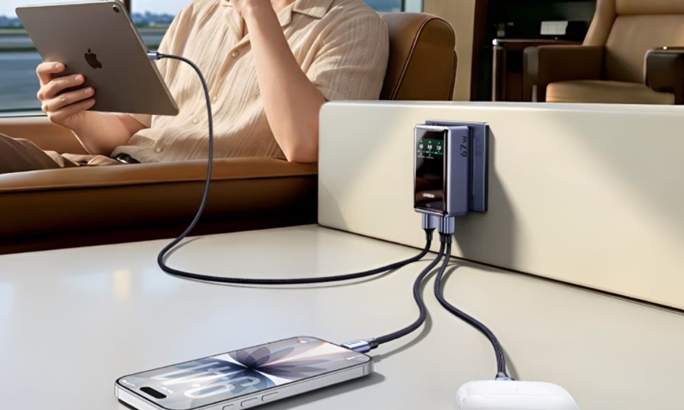 Ugreen ra mắt củ sạc du lịch 67W, đa dạng chân cắm, thêm màn hình, nhiều cổng ra, giá chỉ hơn 700.000đ