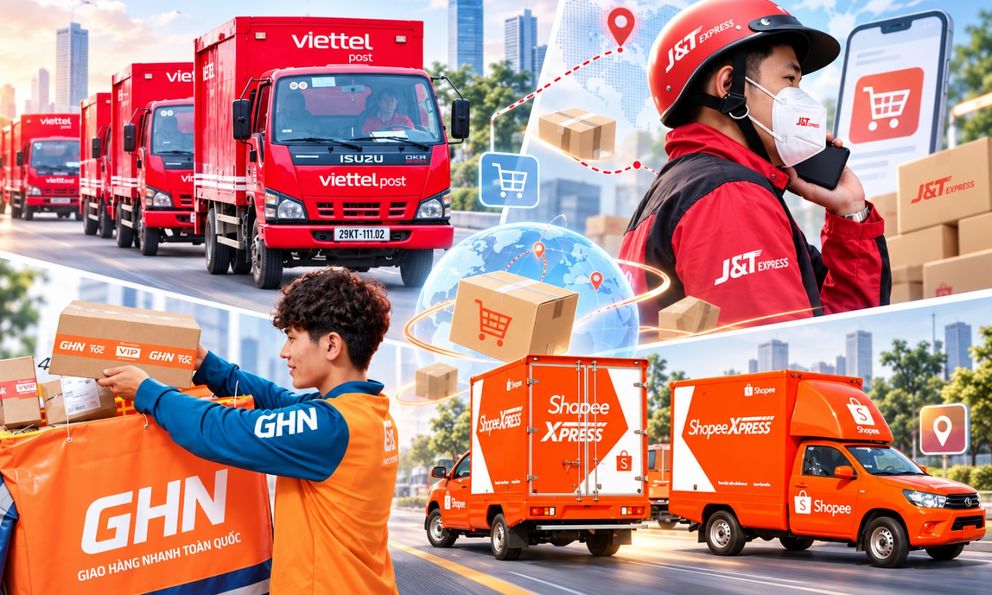 Shopee, TikTok nắm gần 98% thị trường, hãng giao nhận cạnh tranh thế nào để được khách hàng chọn?