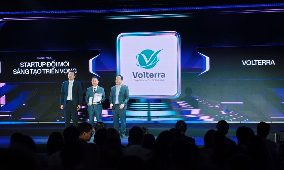 Volterra giành giải Startup đổi mới sáng tạo triển vọng tại Better Choice Awards 2026: Từ phòng thí nghiệm VinUni đến lời giải cho bài toán trạm sạc xe điện