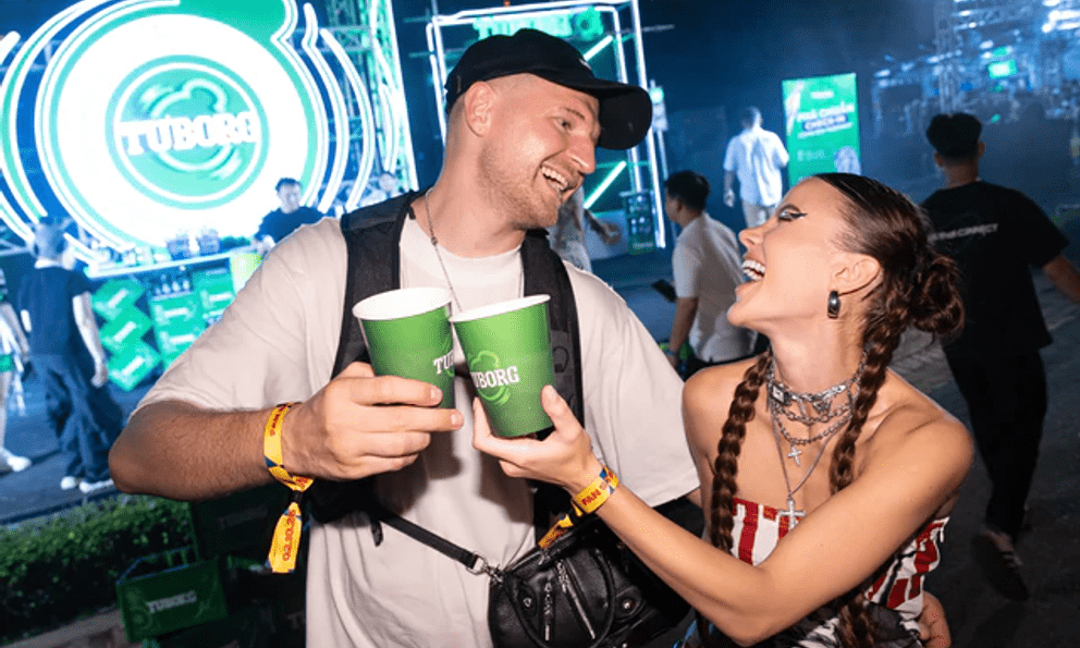 Khi biểu tượng lịch sử gặp nhịp đập điện tử: bia Tuborg cùng hơn 4.000 raver 