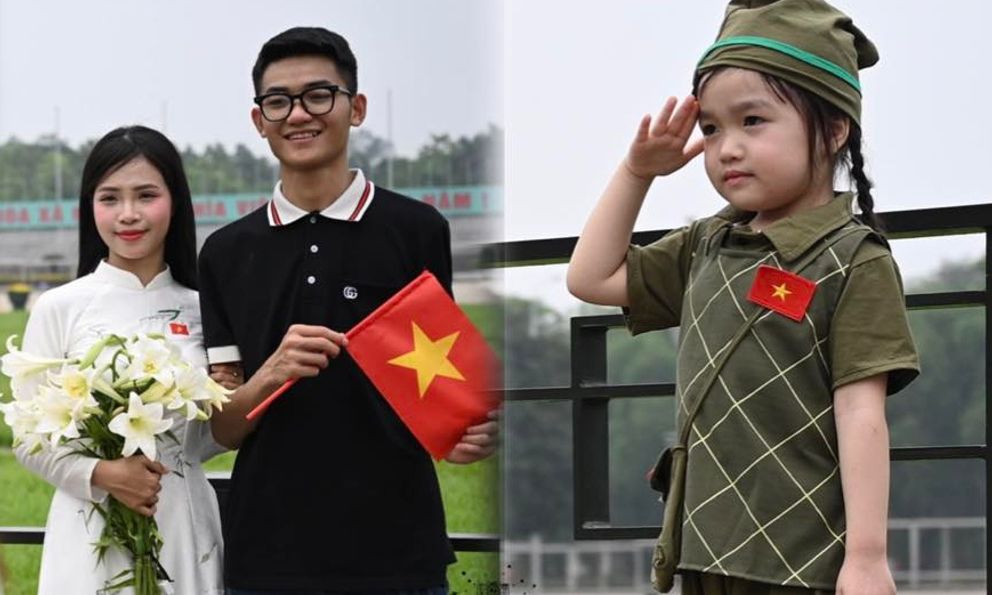 Hàng ngàn người đổ về Quảng trường Ba Đình 