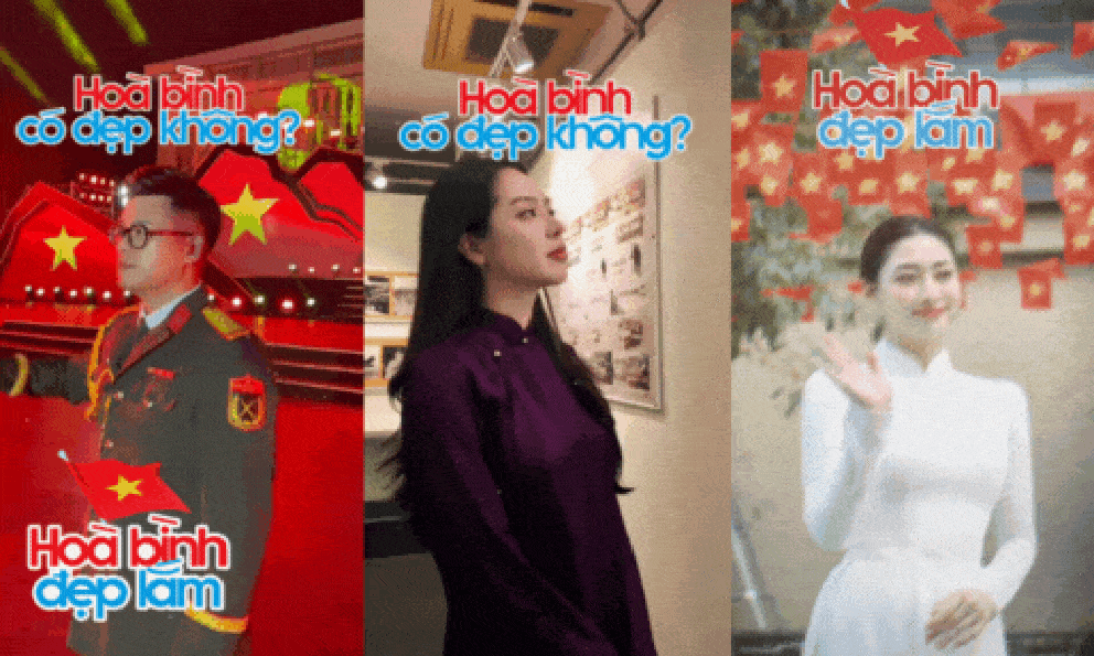 Hoa hậu Thanh Thuỷ, Lương Linh, ca sĩ Anh Tú, MC Khánh Vy hưởng ứng trào lưu có 500 triệu lượt xem: Khi tự hào dân tộc được lan toả rực rỡ!