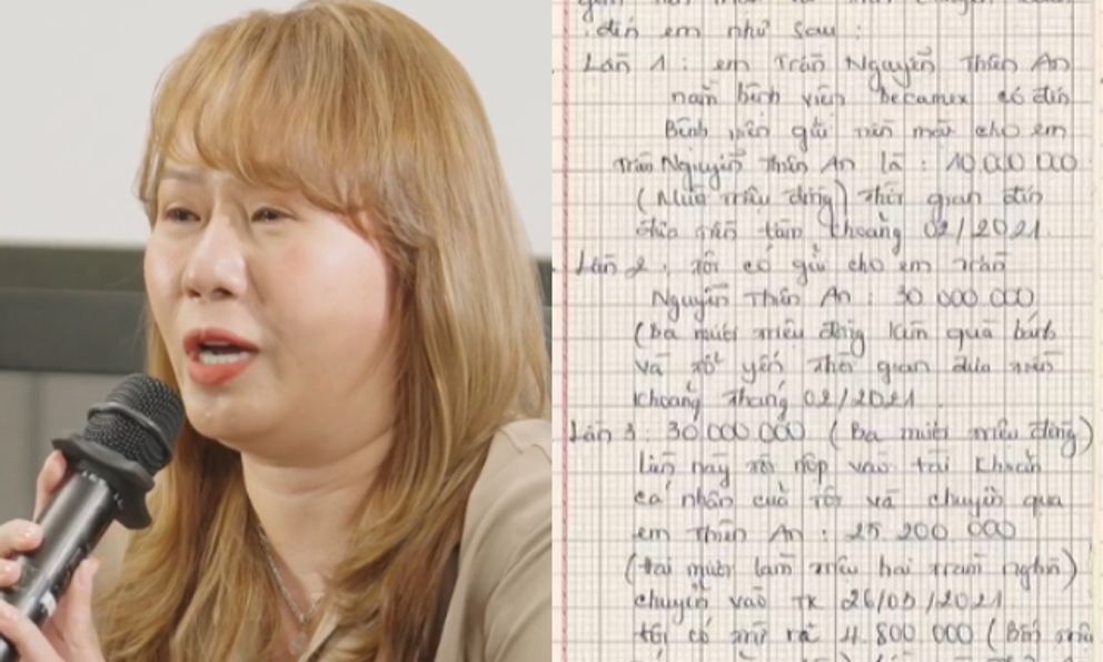 Mẹ ruột Jack tung bằng chứng tìm đủ cách gửi tiền cho Thiên An, con số là bao nhiêu?