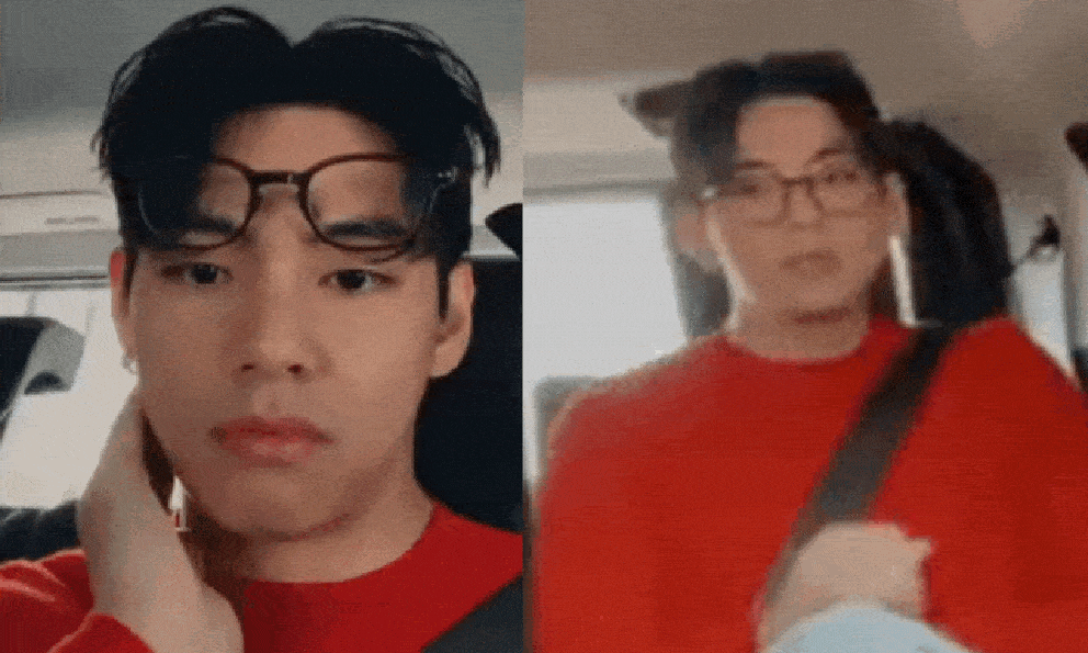 V (BTS) hớ hênh lộ 