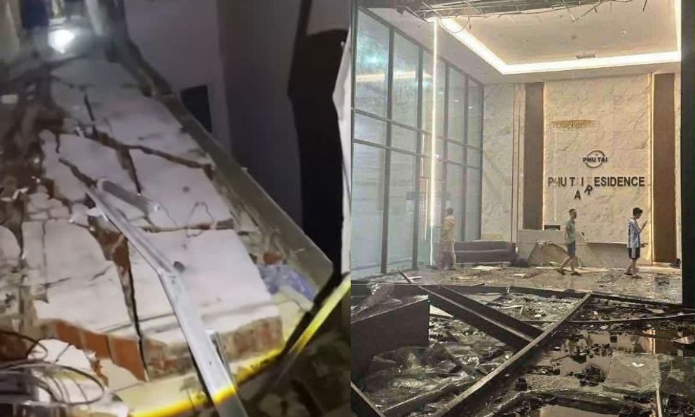 Bão số 13 quần thảo: Đã ghi nhận trường hợp tử vong; Nhà sập ngổn ngang, trần chung cư bị giật bung