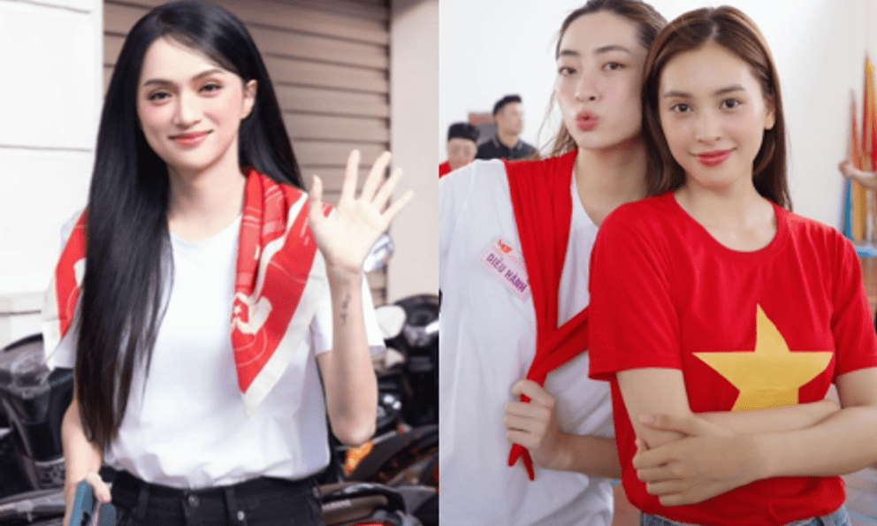 Hương Giang, Tiểu Vy và dàn sao mừng Việt Nam vô địch SEA Games 33