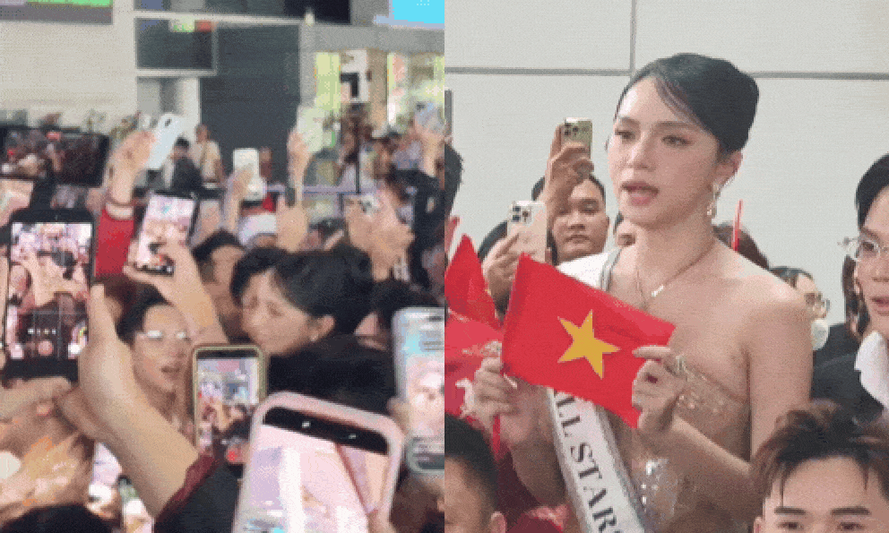 Hương Giang bị bao vây đến nghẹt thở giữa biển fan, Ninh Dương Story lao vào cũng không cứu nổi!