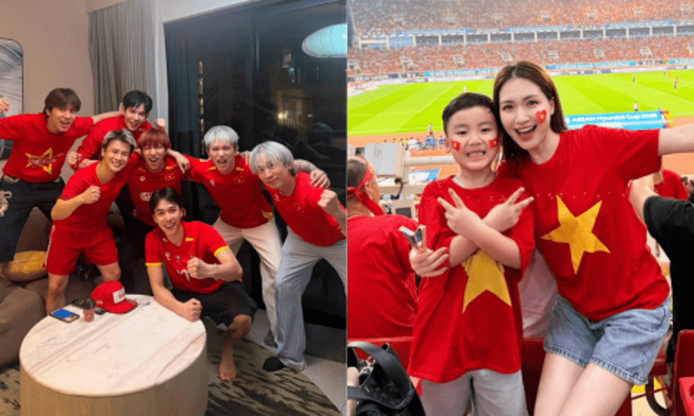 Mỹ Tâm - Sơn Tùng và cả showbiz ăn mừng ĐT Việt Nam vô địch, Hoà Minzy check-in SVĐ Mỹ Đình, Diệu Nhi - Lan Ngọc hẹn 
