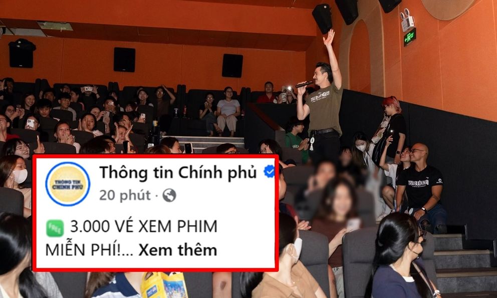 Thông tin Chính phủ tặng 3.000 vé xem phim Việt hot nhất hiện tại, đã quá Tổ quốc ơi!