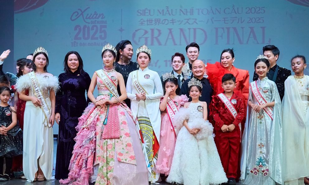 Siêu mẫu nhí Toàn cầu 2025 có đến 3 quán quân