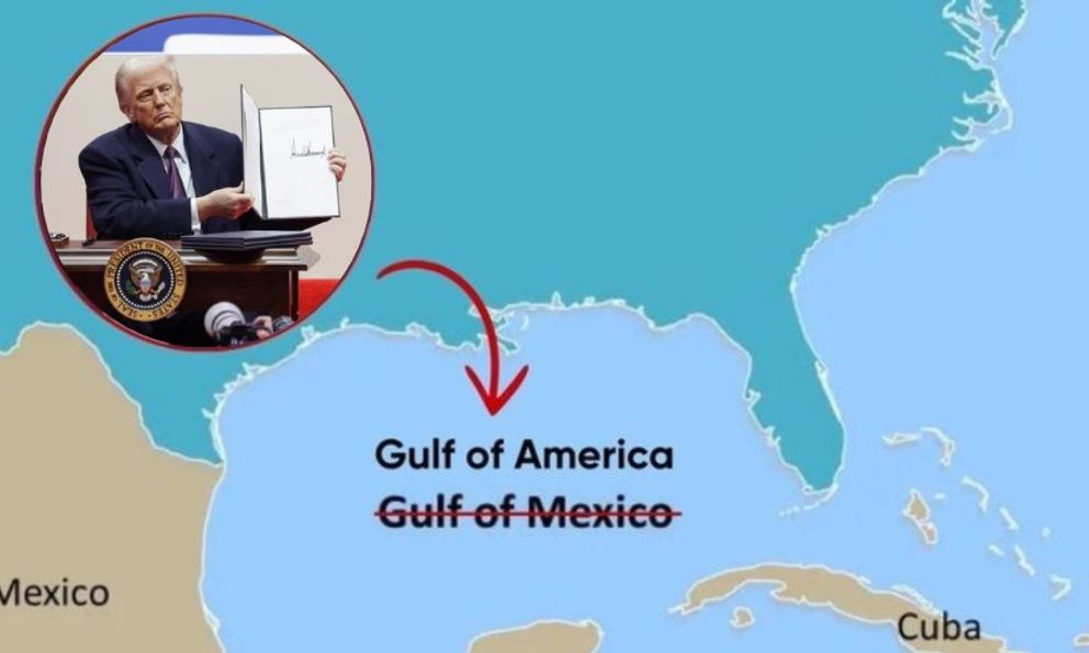 Ông Trump ký sắc lệnh đổi tên Vịnh Mexico thành 