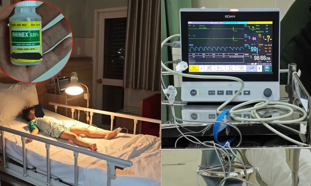 Người mẹ ám ảnh khi con nguy kịch vì lọ thuốc nhỏ mũi, cảnh báo 1 hành động vô ý khiến con suýt mất mạng