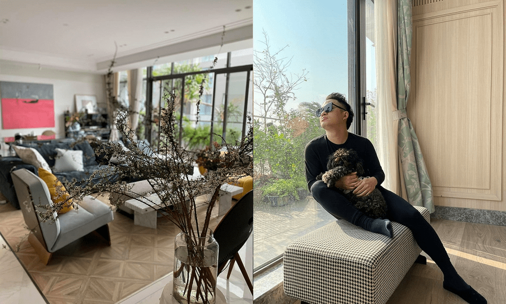 Nam ca sĩ nổi đình đám, nhà trung tâm quận Tây Hồ sang chảnh, hôn nhân viên mãn bên vợ hơn 2 tuổi