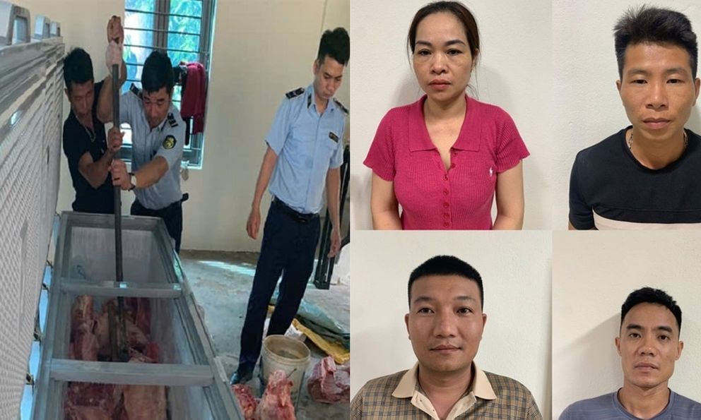 Tạm giữ 4 đối tượng buôn bán thịt lợn nhiễm dịch tả lợn châu Phi