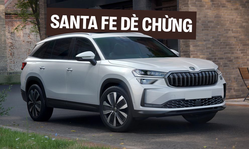 Skoda Kodiaq 2024 chốt ra mắt tại Việt Nam vào tháng sau: Thiết kế mới, mạnh hơn, thêm công nghệ đấu Santa Fe