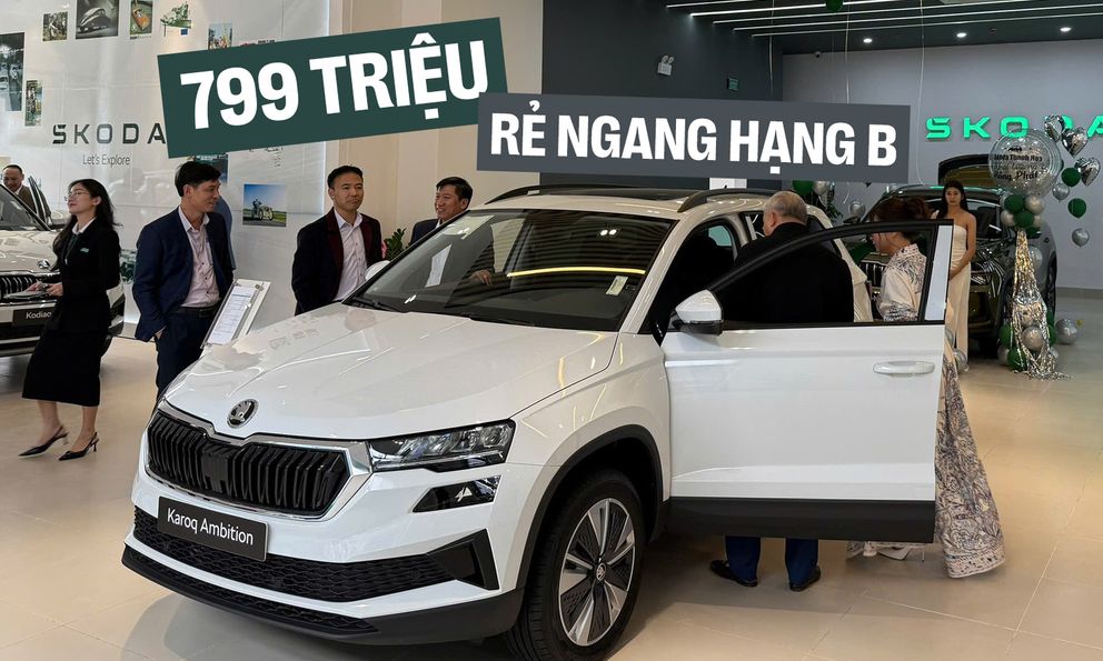 Xe Skoda giảm giá 200 triệu tại đại lý: Karoq còn 799 triệu rẻ hơn Corolla Cross, Kodiaq lần đầu dưới 1 tỷ cạnh tranh CX-8